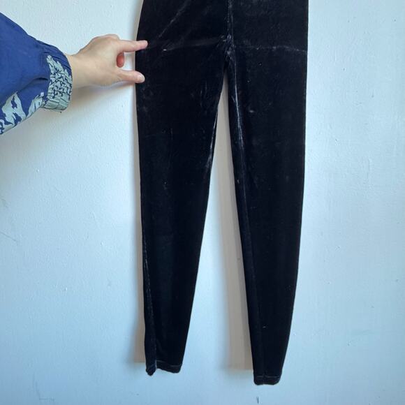 Vintage ALAÏA Stretch Velvet Racer-back Catsuit Jumpsuit - Picture 3 of 8